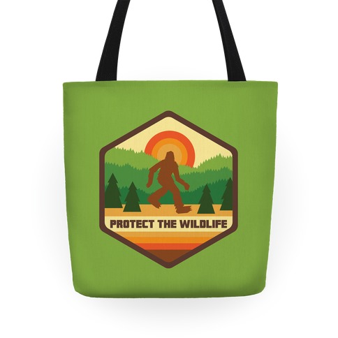 Protect The Wildlife (Bigfoot) Tote