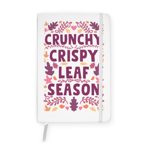 Crunchy Crispy Leaf Season Notebook