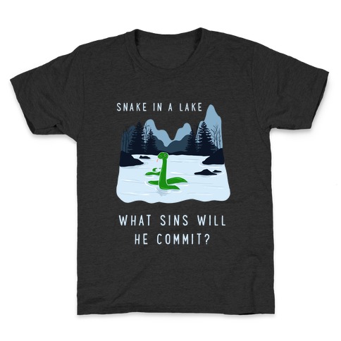 Snake In a Lake Kids T-Shirt