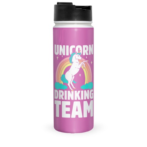 Unicorn Drinking Team Travel Mug