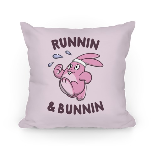 Runnin' And Bunnin' Pillow