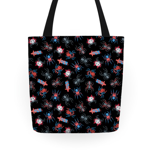 https://images.lookhuman.com/render/standard/M32Lm1E4bW2neZzOyrBlxgR70rX1CI0l/tote13in-whi-one_size-t-into-the-spiderverse-pattern.jpg