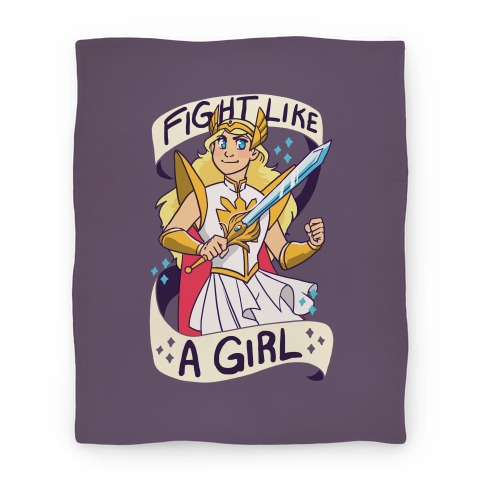 Fight Like a Girl Blanket