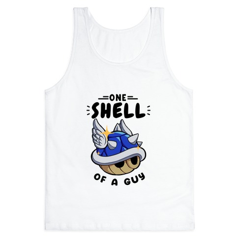 One Shell of A Guy: Blueshell Ver Tank Top