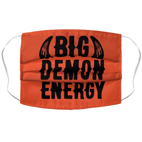 Big Demon Energy Accordion Face Mask