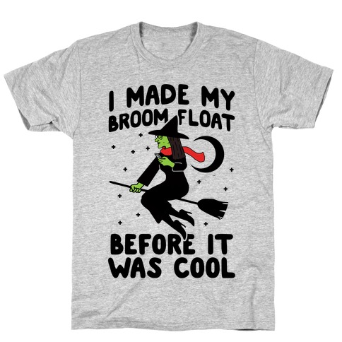 Broom Challenge Hipster Witch T-Shirt
