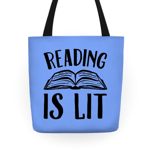 reading tote bag