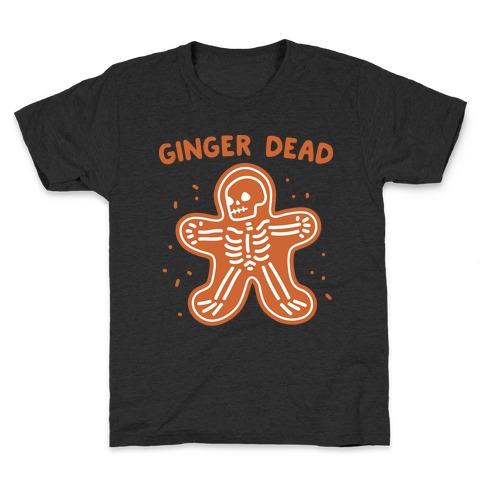 Ginger Dead Skeleton Cookie Kids T-Shirt