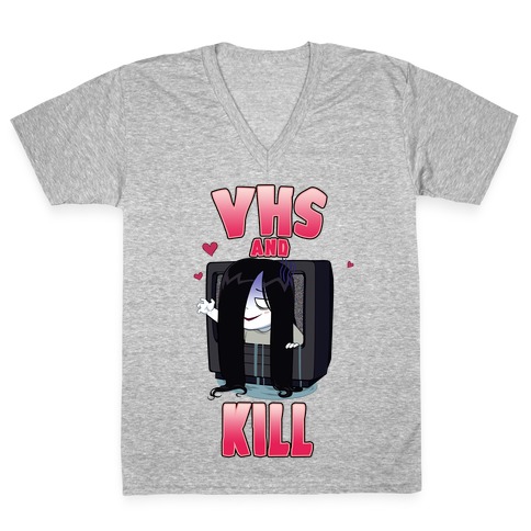 VHS and Kill V-Neck Tee Shirt