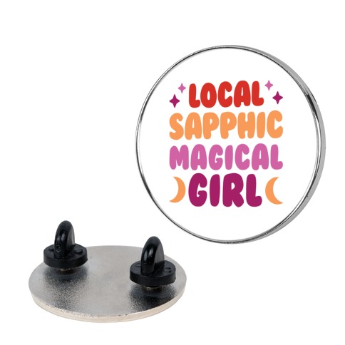 Local Sapphic Magical Girl Pin