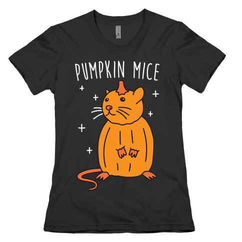 Pumpkin Mice Womens T-Shirt