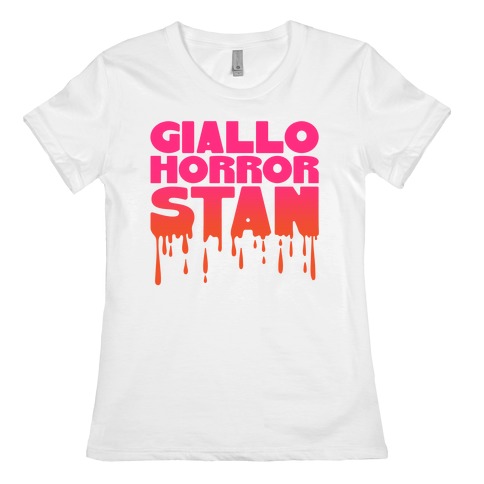 Giallo Horror Stan Womens T-Shirt