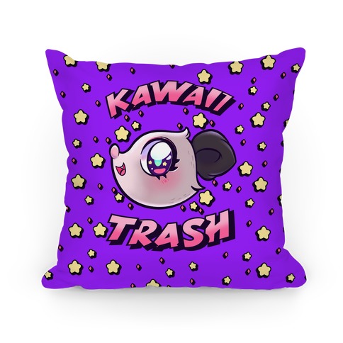 Kawaii Trash Pillow
