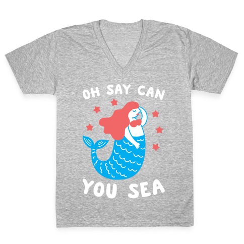 Oh Say Can You Sea V-Neck Tee Shirt