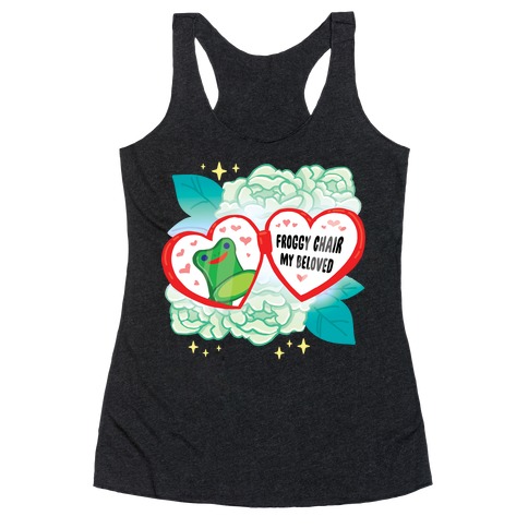 Froggy Chair My Beloved Racerback Tank Top