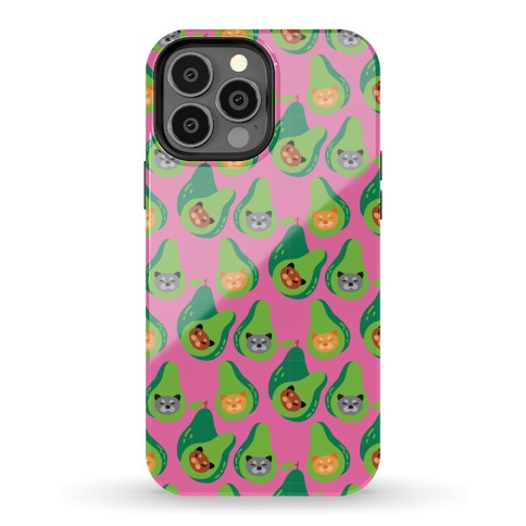 Avo-Kitties Pattern Phone Case