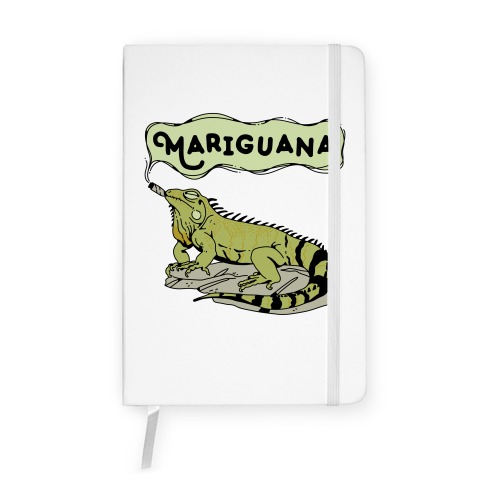 Mariguana Marijuana Iguana Notebook