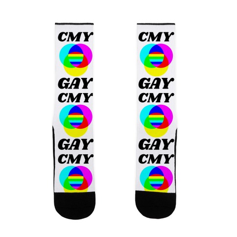 CMY Gay Sock
