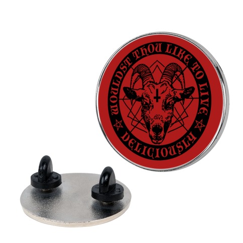 Black Philip: Wouldst Thou Like To Live Deliciously Pin