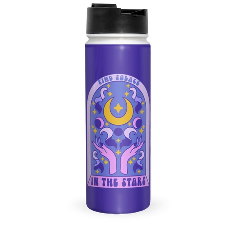 Find Solace In The Stars Travel Mug