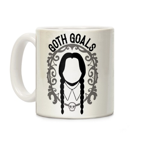 Wednesday Addams Goth Goals Coffee Mug
