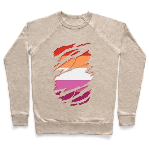 Ripped Shirt: Lesbian Pride Pullover