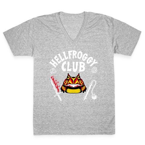 Hellfroggy Club Hellfire Club V-Neck Tee Shirt