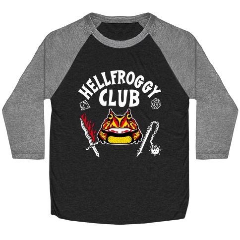 Hellfroggy Club Hellfire Club Baseball Tee