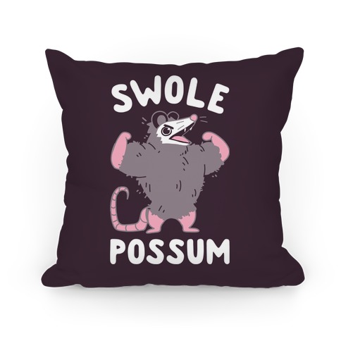 Swole Possum Pillow