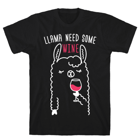 llama t shirt mens