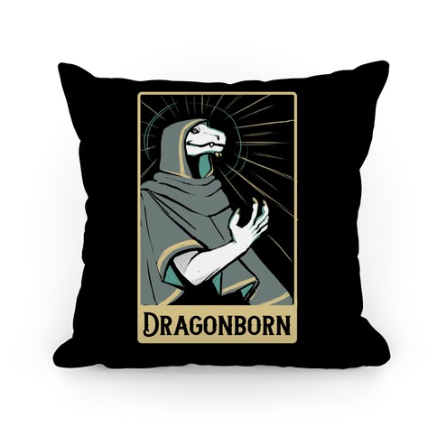 Dragonborn - Dungeons and Dragons Pillow