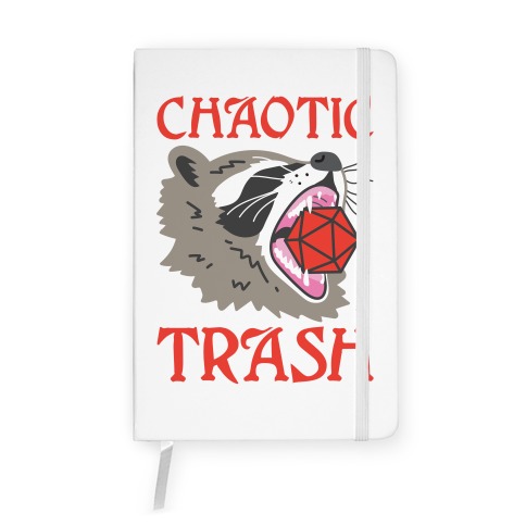 Chaotic Trash (Raccoon) Notebook