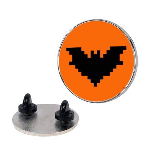 Pixel Halloween Bat Pin