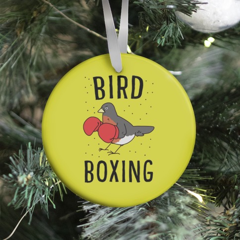 Bird Boxing Ornament
