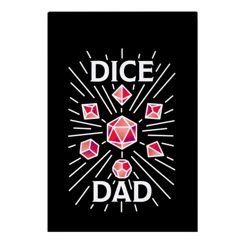 Dice Dad Garden Flag