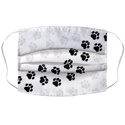 paw prints mask