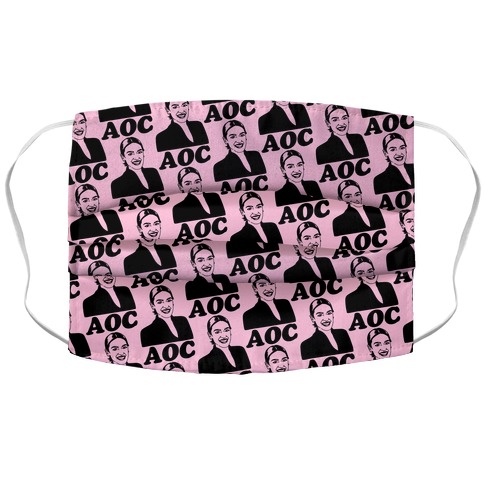AOC Pattern Accordion Face Mask