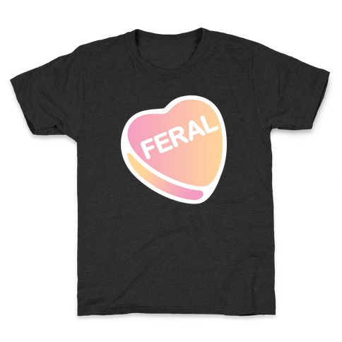 Feral Candy Heart Kids T-Shirt