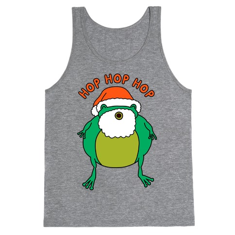 Hop Hop Hop Santa Frog Tank Top