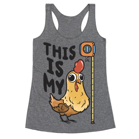 This Is My 1 Ft. Cock Racerback Tank Top