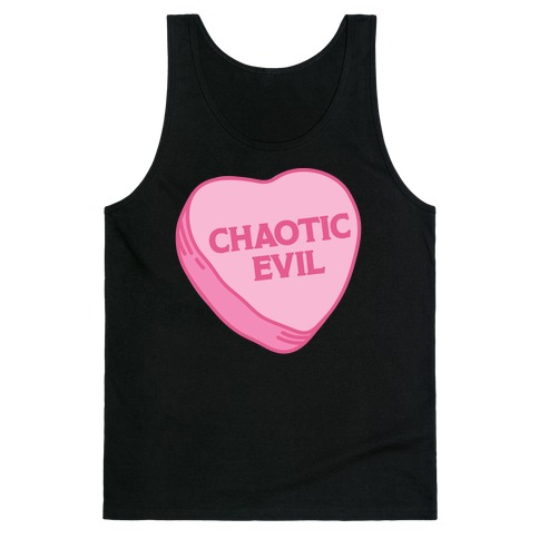 Chaotic Evil Candy Heart Tank Top