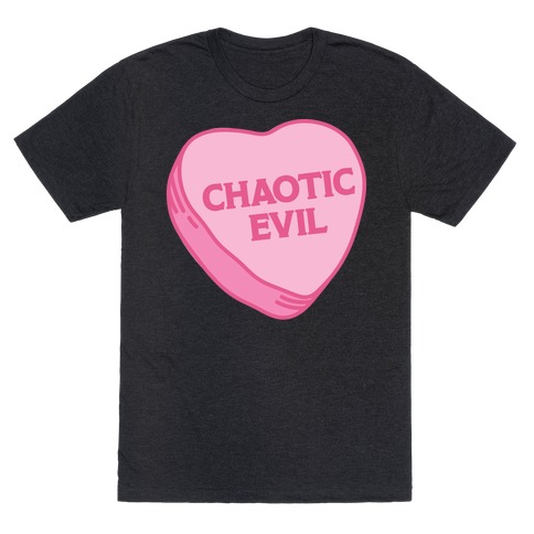 Chaotic Evil Candy Heart T-Shirt