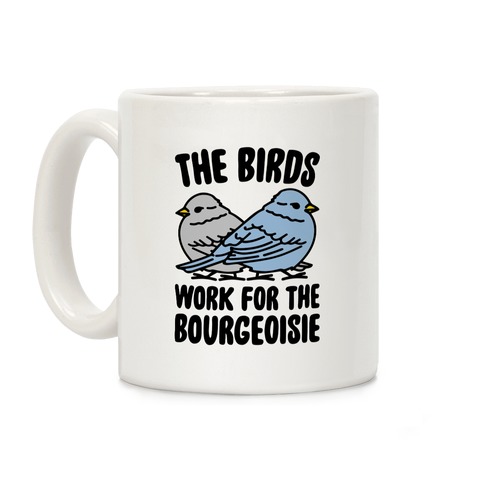 birds work for the bourgeoisie moletom com capuz