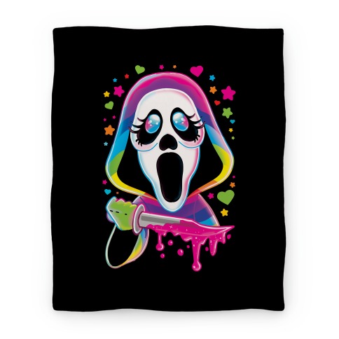 90's Rainbow Scream Blanket