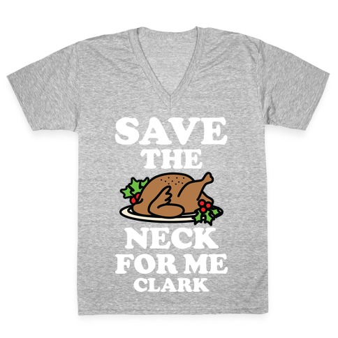 Save the Neck For Me Clark V-Neck Tee Shirt