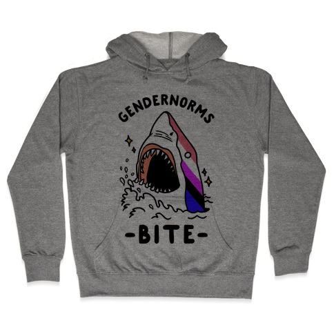 Gendernorms Bite Genderfluid Hooded Sweatshirt