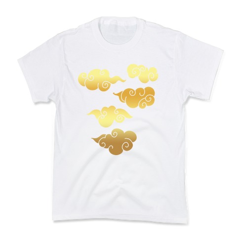 Oriental Clouds Pattern Kids T-Shirt