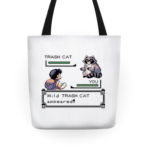 Wild Trash Cat Appears! Tote