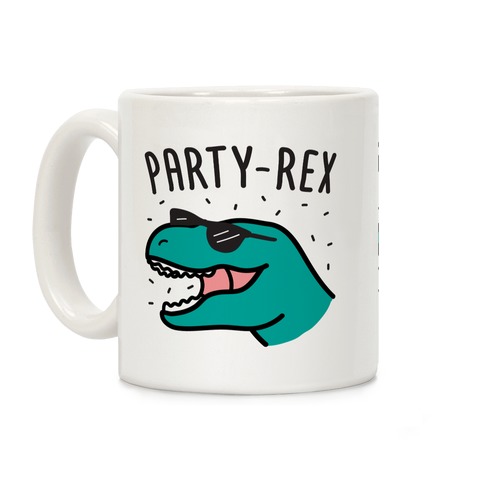 Party-Rex Dinosaur Coffee Mug