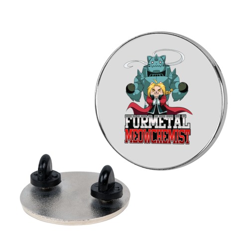 Furmetal Meowchemist Pin